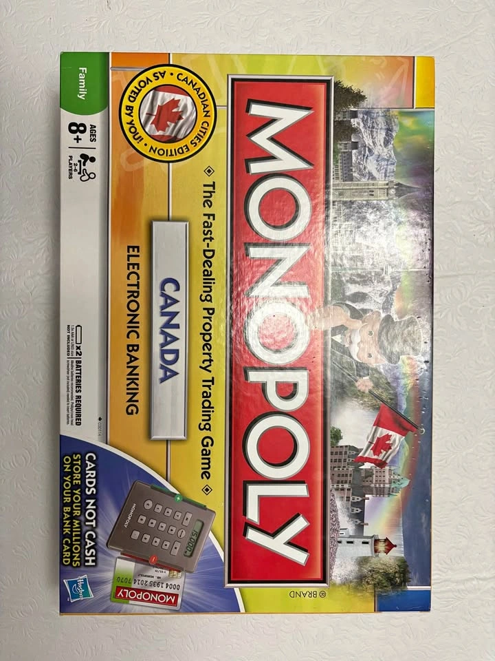 Hasbro Monopoly Canada Electronic Banking Edition