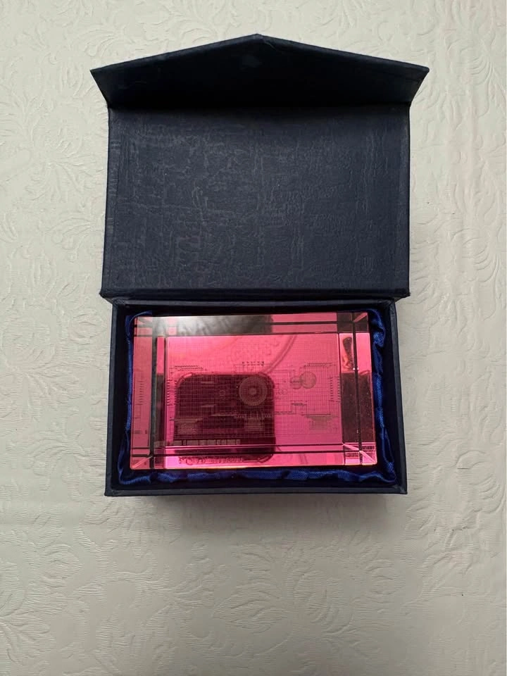 US 3D Laser Etched Crystal Plaque - photo 2