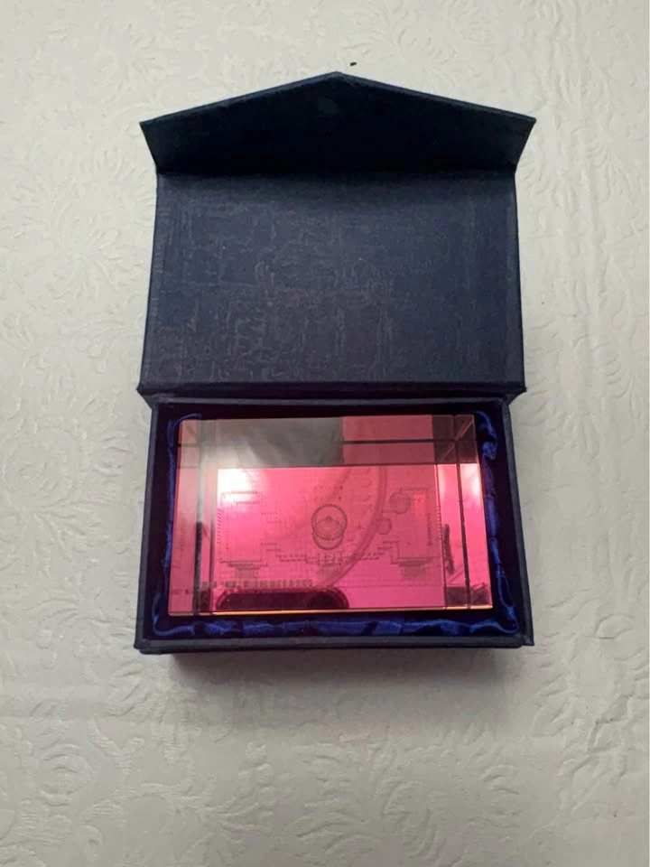 Great Seal of the United States 3D Laser Etched Crystal Paperwei - photo 2