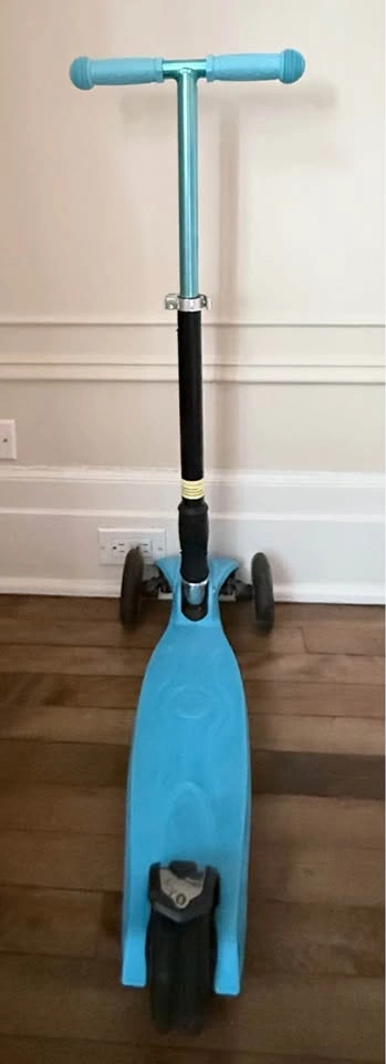 Fun Pro 3-Wheel Kids Scooter Foldable LED Wheels Teal - photo 3