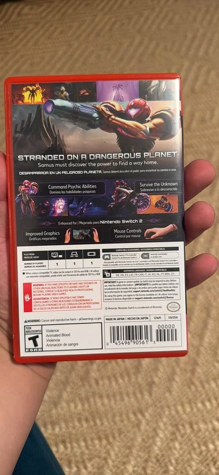 Metroid Prime 4: Beyond Nintendo Switch 2 Edition Like New - photo 3