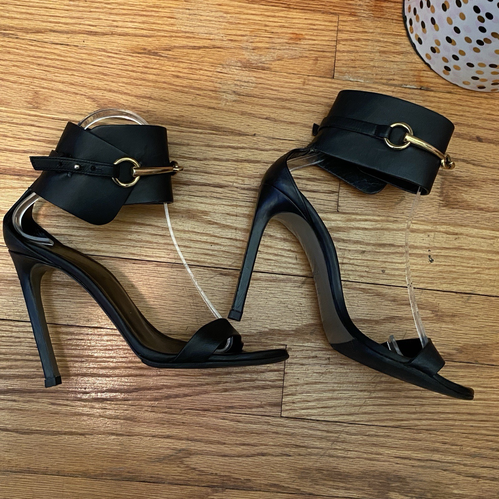 Gucci Horsebit Black Heel Size 36 (5.5) - photo 3
