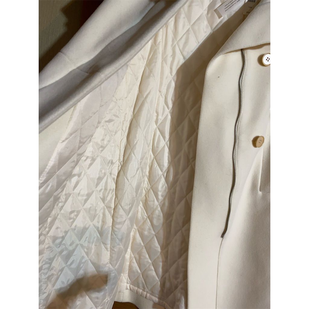 Talbots Women's Plus Size 12W White Long Overcoat - photo 4
