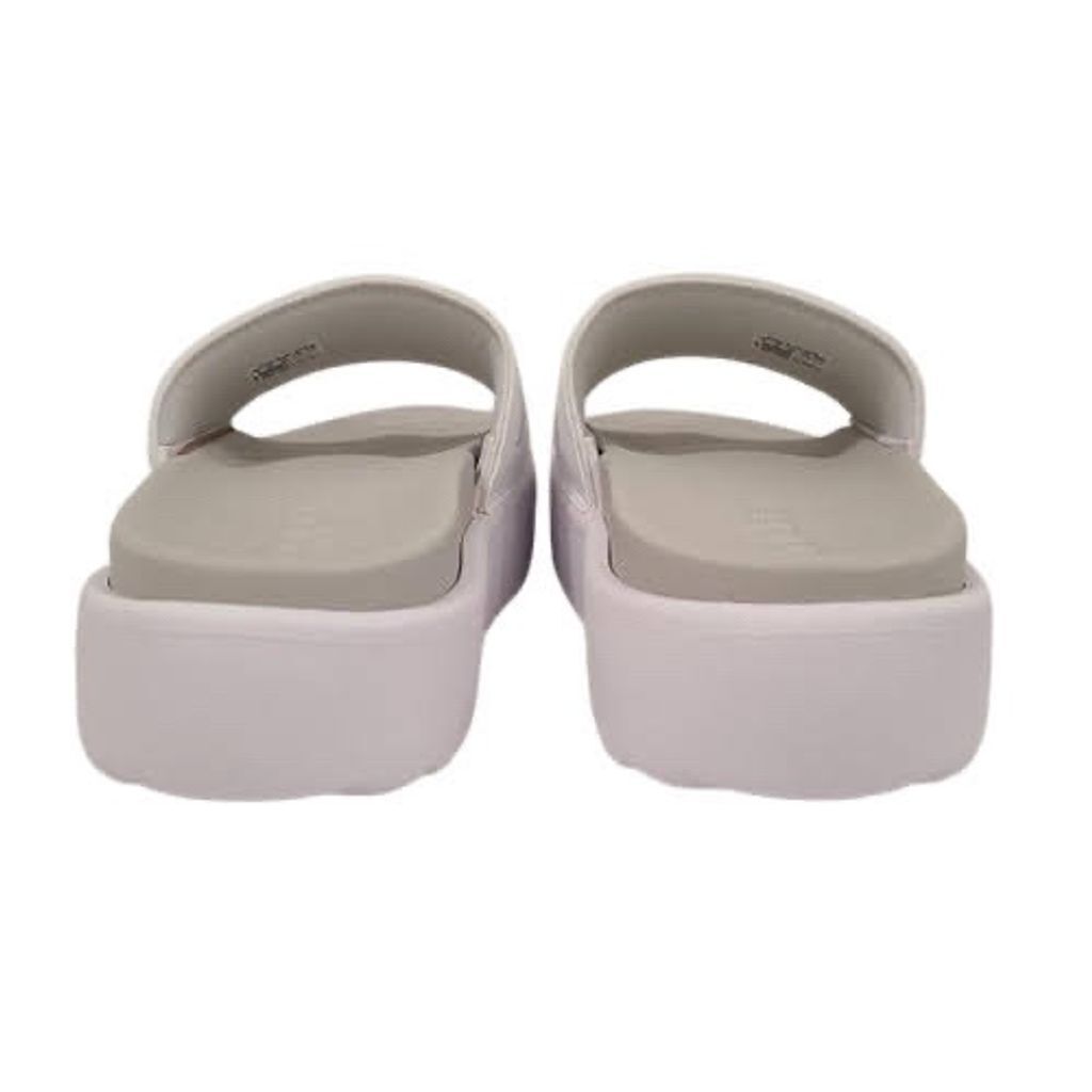 Adidas Adilette Platform Slides Cloud White Zero Metallic Grey - photo 3