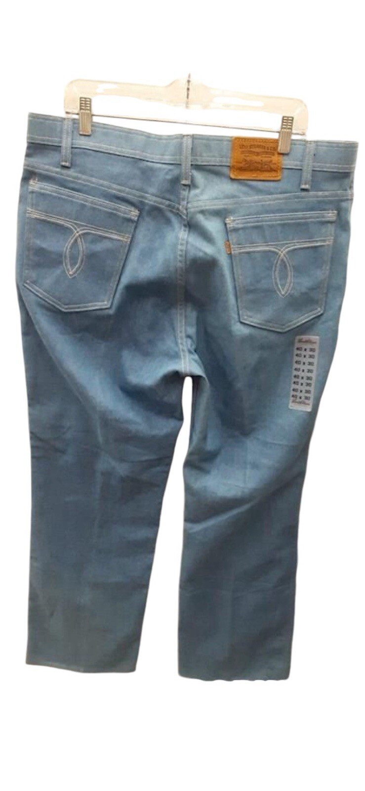 Levi’s 70s Action Slacks Denim Jeans NWOT 40X30 Made in USA - photo 2