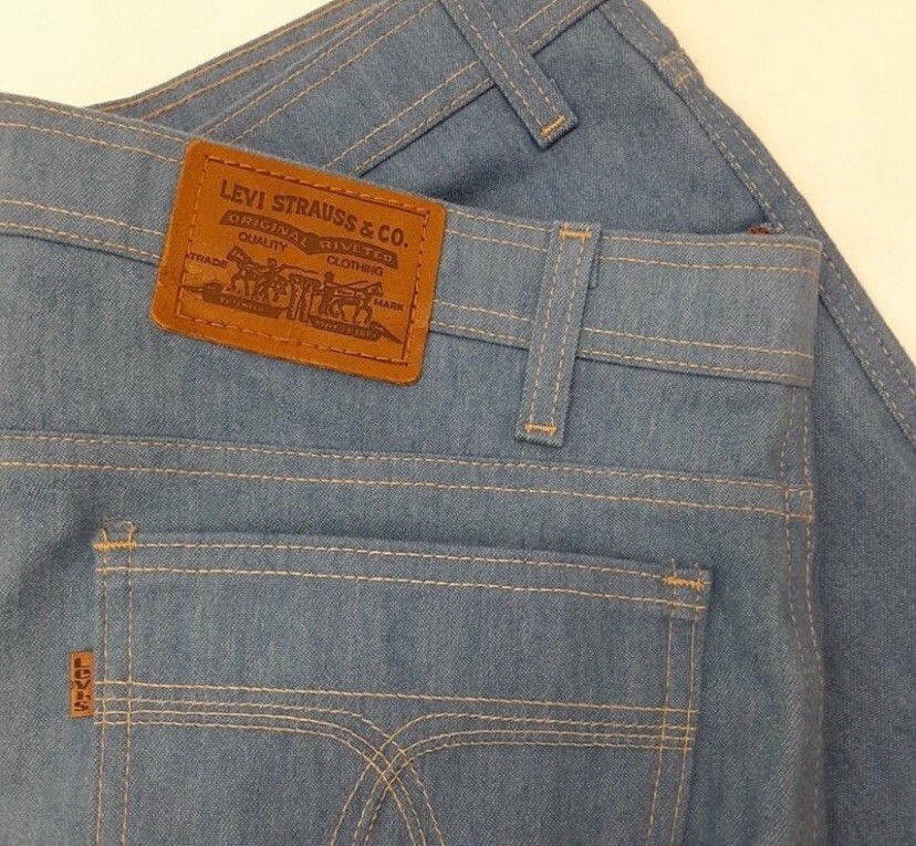 Levi’s 70s Action Slacks Denim Jeans NWOT 40X30 Made in USA - photo 4