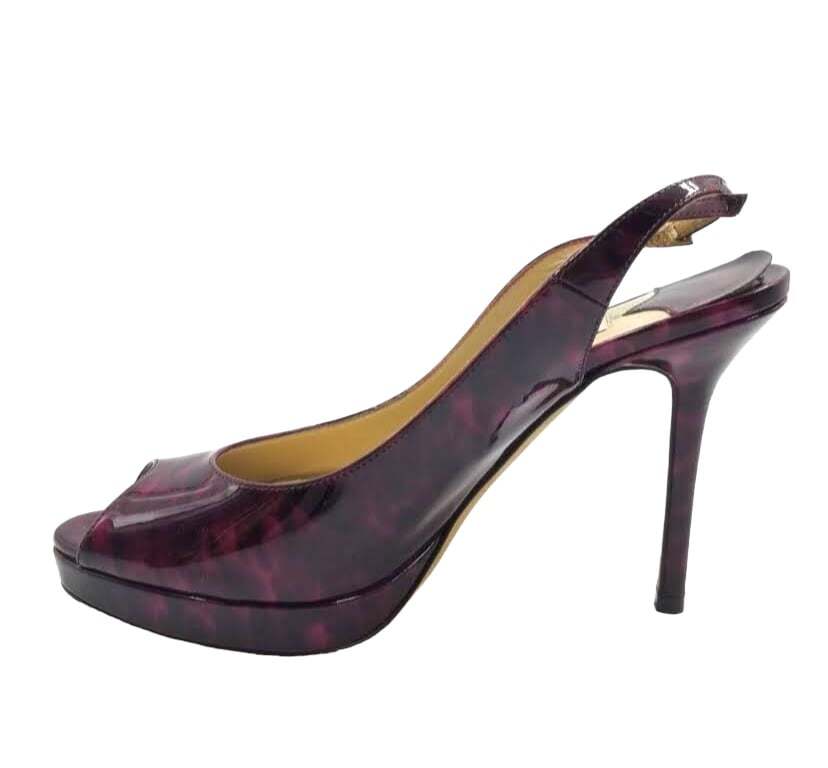 Jimmy Choo Nova Plum Tortoiseshell Patent Leather ~ 6 - photo 5