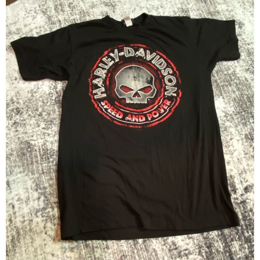 Harley-Davidson Men's Graphic Print Black T-Shirt Size M