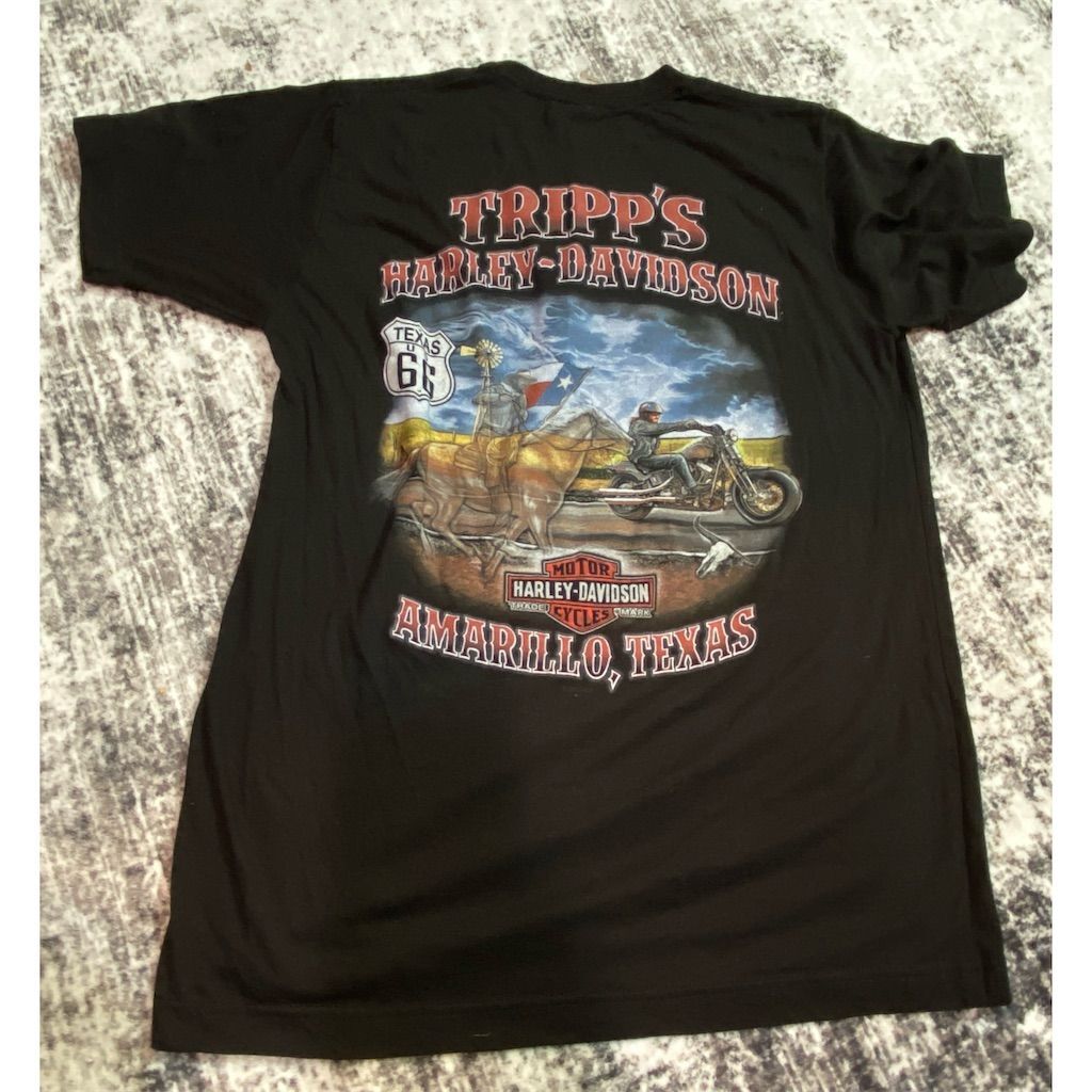 Harley-Davidson Men's Graphic Print Black T-Shirt Size M - photo 2