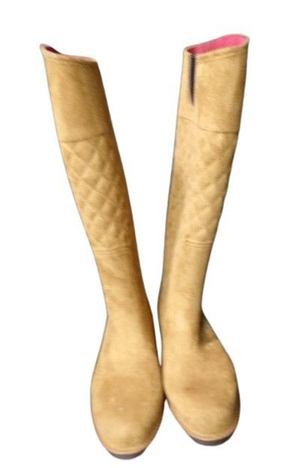 Tommy Hilfiger NWOT Quilted Suede High Boots Sz 7M - photo 2