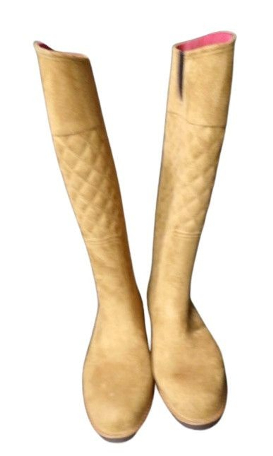 Tommy Hilfiger NWOT Quilted Suede High Boots Sz 7M - photo 3