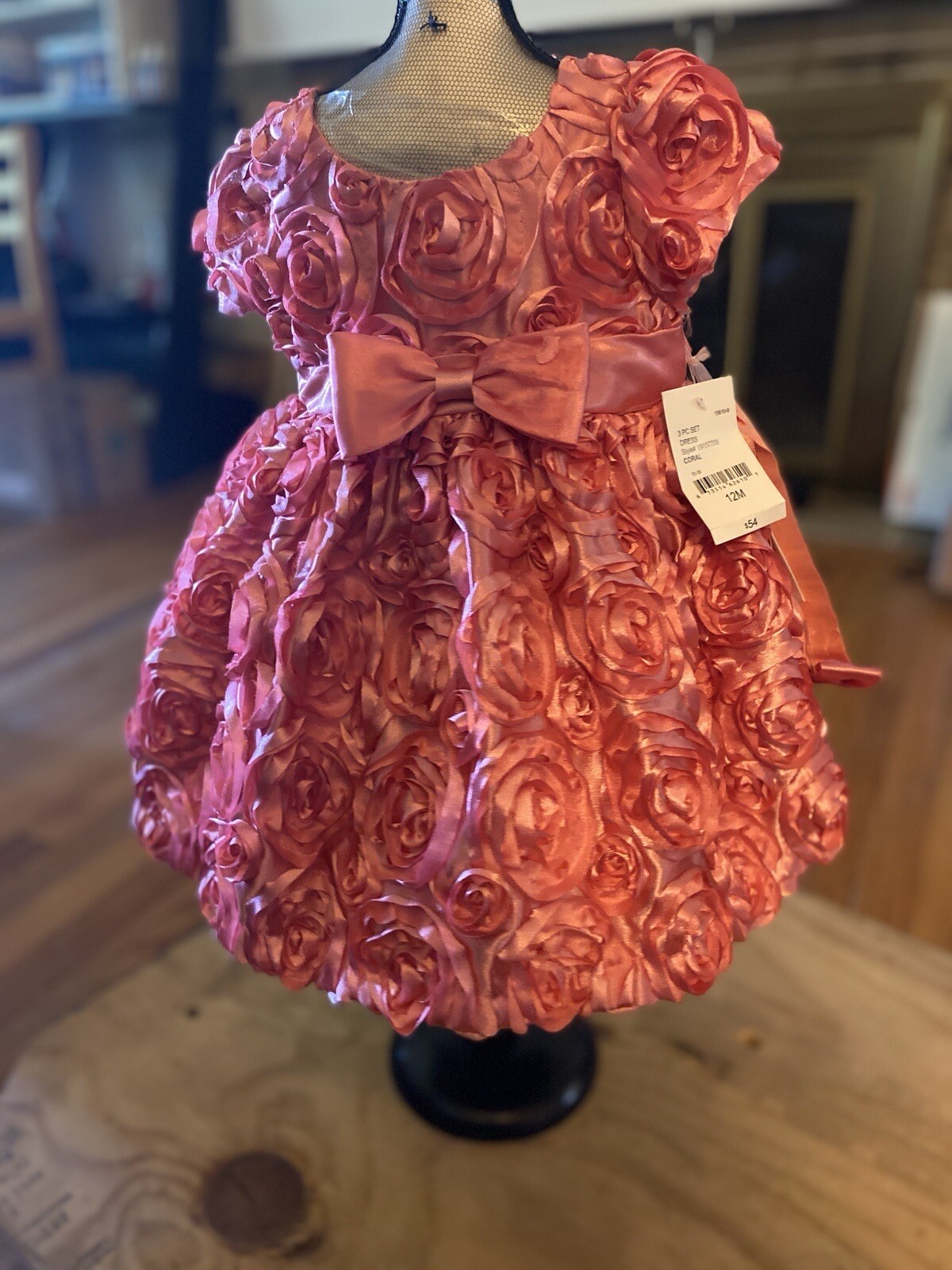 Special Occasions By Marmellata Coral Dress + Matching Headband