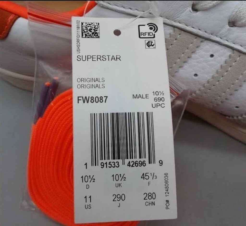 Adidas originals Superstar “Girls Are Awesome” white Size M11 W1 - photo 4