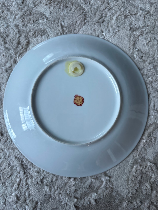 Limoges (MABA) vintage decorative porcelain plate - photo 4