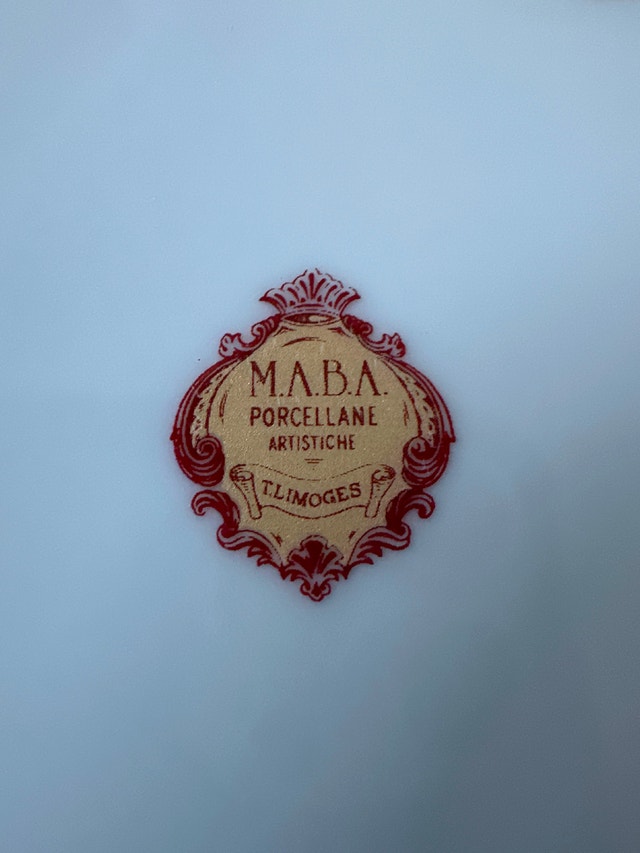 Limoges (MABA) vintage decorative porcelain plate - photo 5