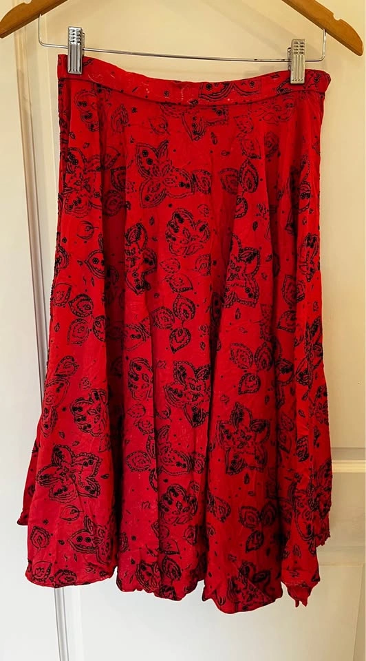 Sportaville London 1950’s Flocked Circle Skirt - photo 2