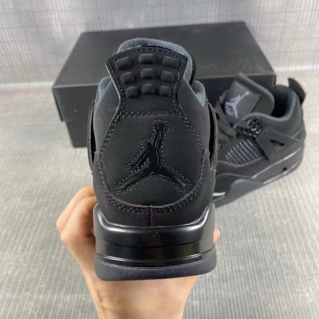 Size 6 Women Jordan 4 Black Cats 2020 - photo 5