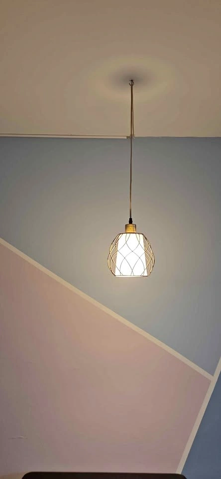 Pendant Light Dimmable Black and Gold