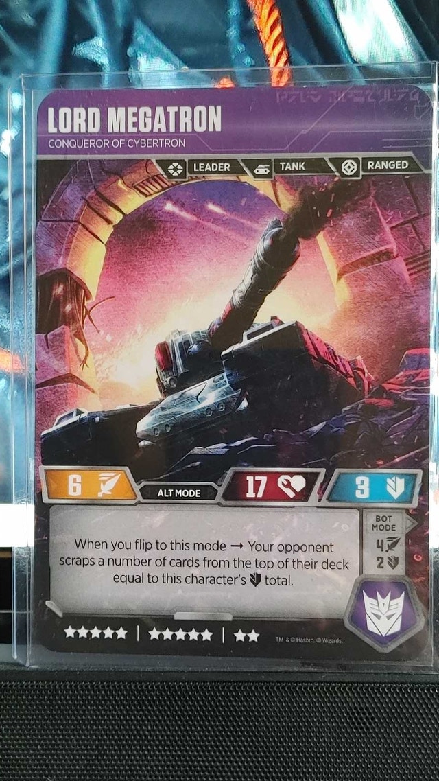 Megatron Conqueror of Cybertron TCG - photo 2