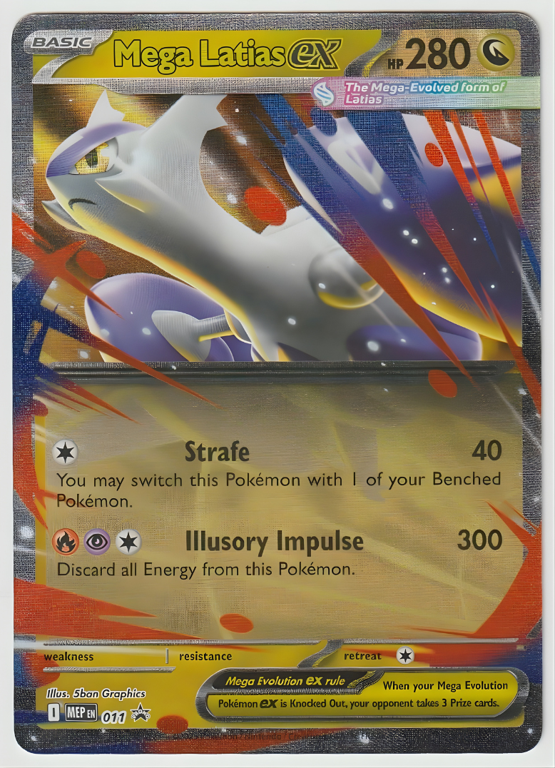 Mega Latias ex (#011) - Holofoil ME - Mega Evolution Promos NM