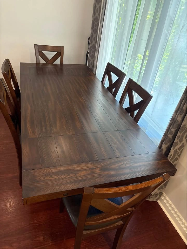 Ashley Moriville dining set with extendable table - photo 2