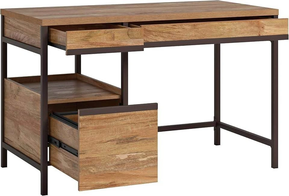 Sauder Manhattan Gate Single Pedestal Desk