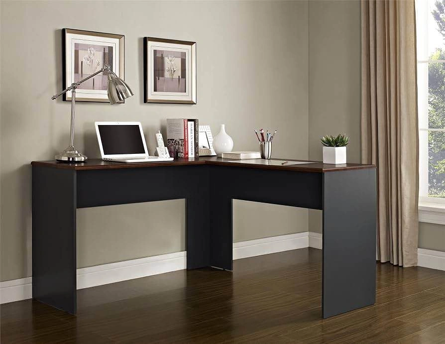 Ameriwood Home The Works L Desk, Cherry - photo 2