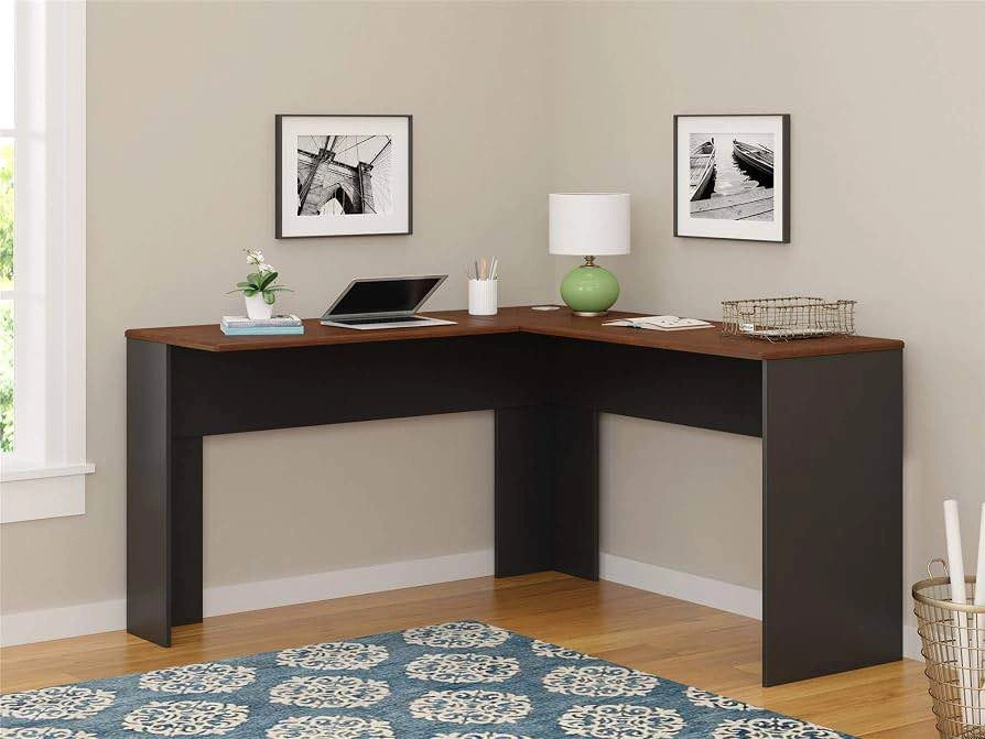 Ameriwood Home The Works L Desk, Cherry - photo 5