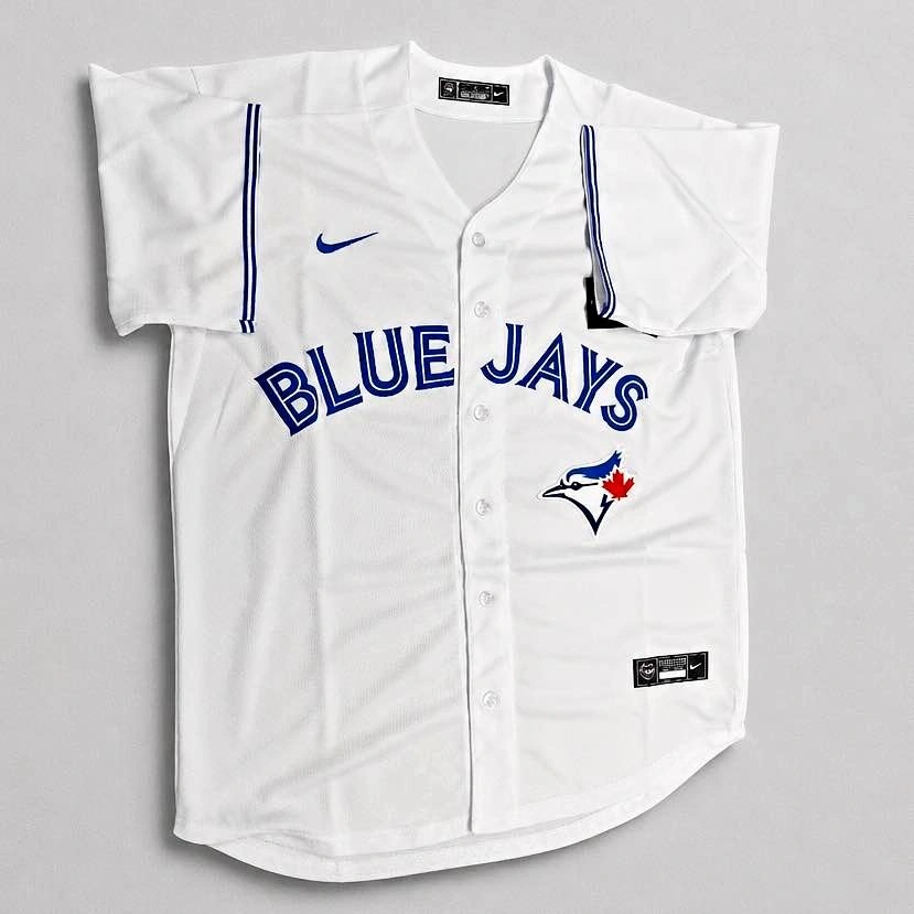 Toronto Blue Jays White Jersey size Large NEW