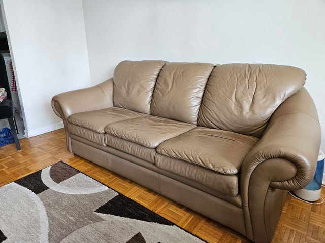 Leather Sofa Bed - photo 2