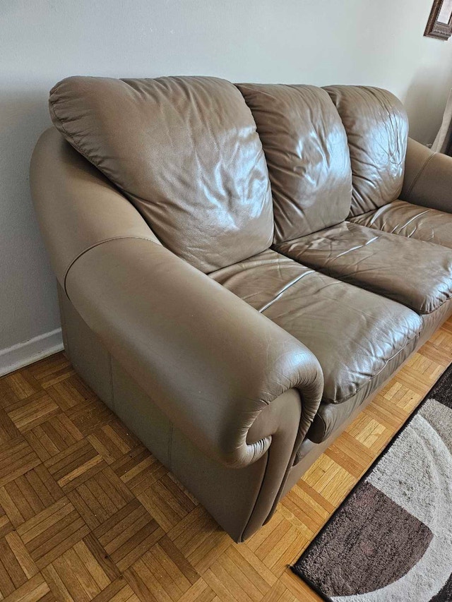 Leather Sofa Bed - photo 3