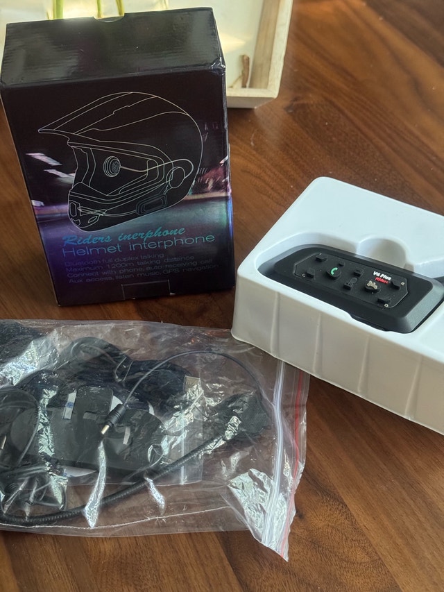 V6 Plus Motorcycle Helmet Intercom