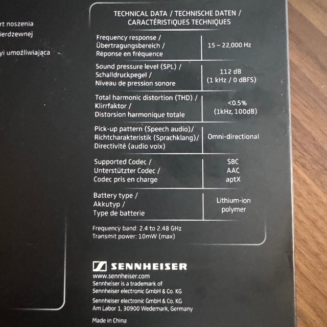 Sennheiser Momentum In-Ear Wireless Headphones - photo 3