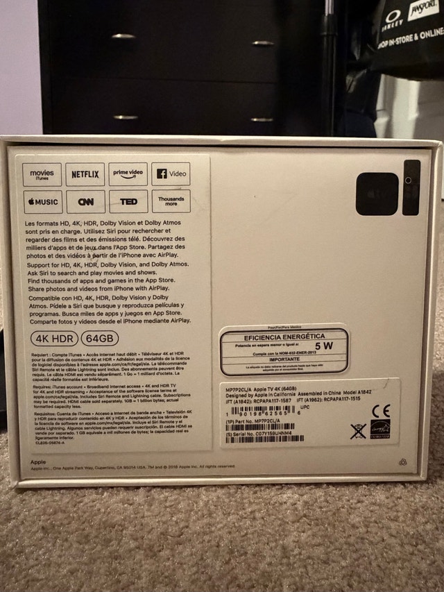 64GB - Apple TV 4K gen 1 - photo 2