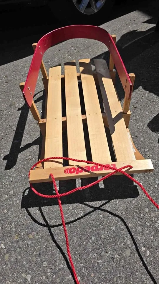WOODEN SLED