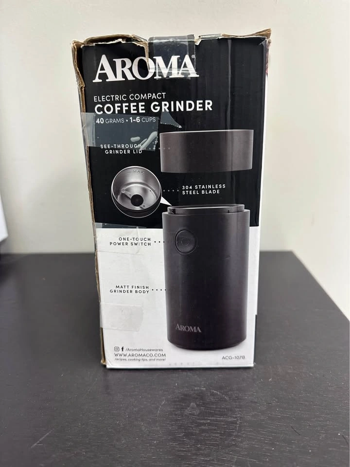 Aroma Electric Compact Coffee Grinder - photo 2