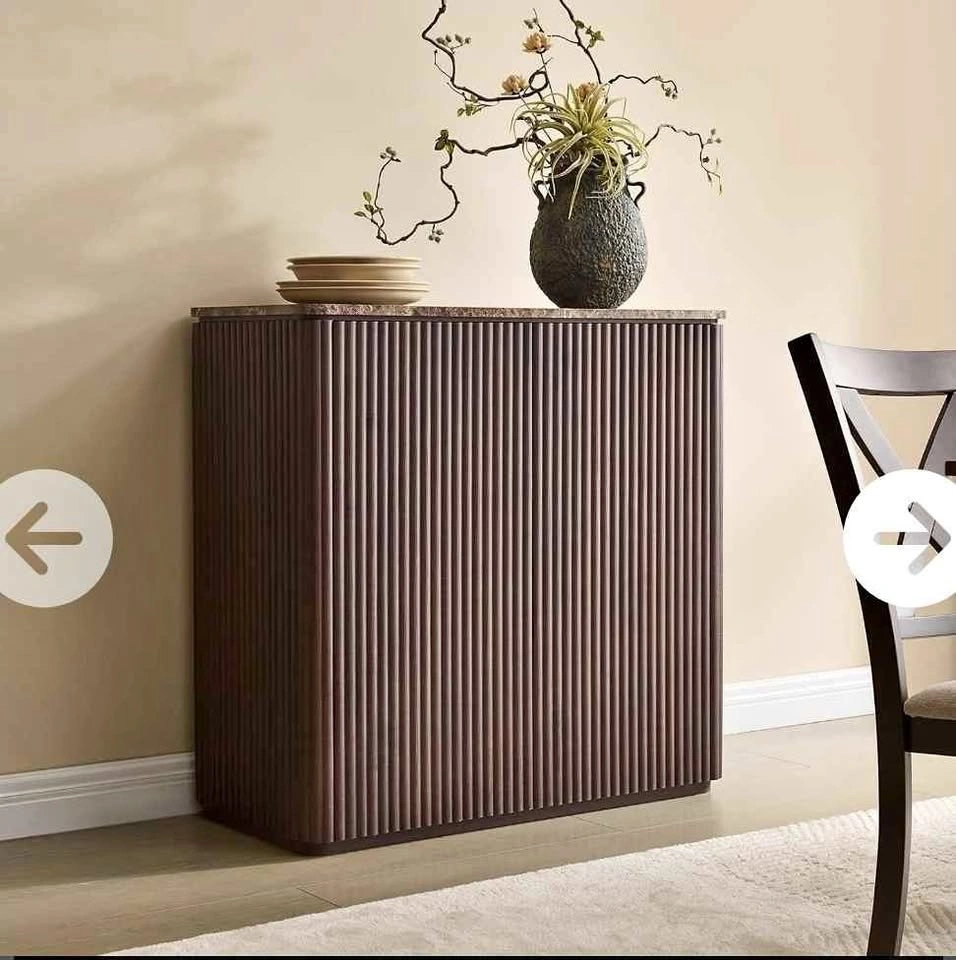 NEW-Fluted Sideboard Cabinet