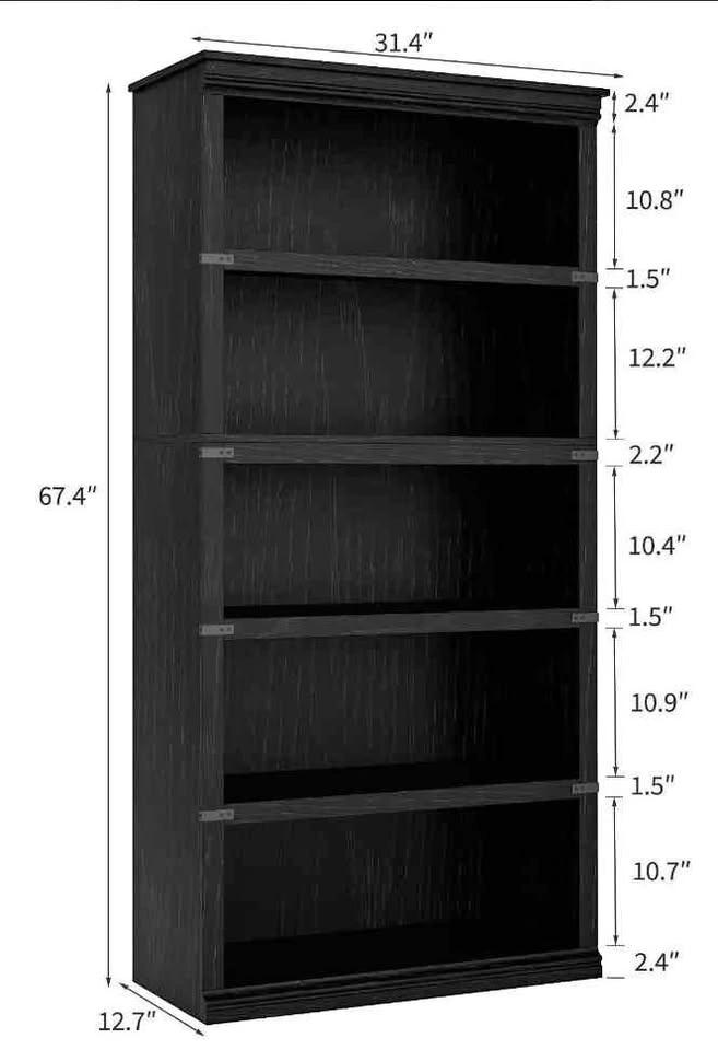 NEW-5 Tier Bookcase