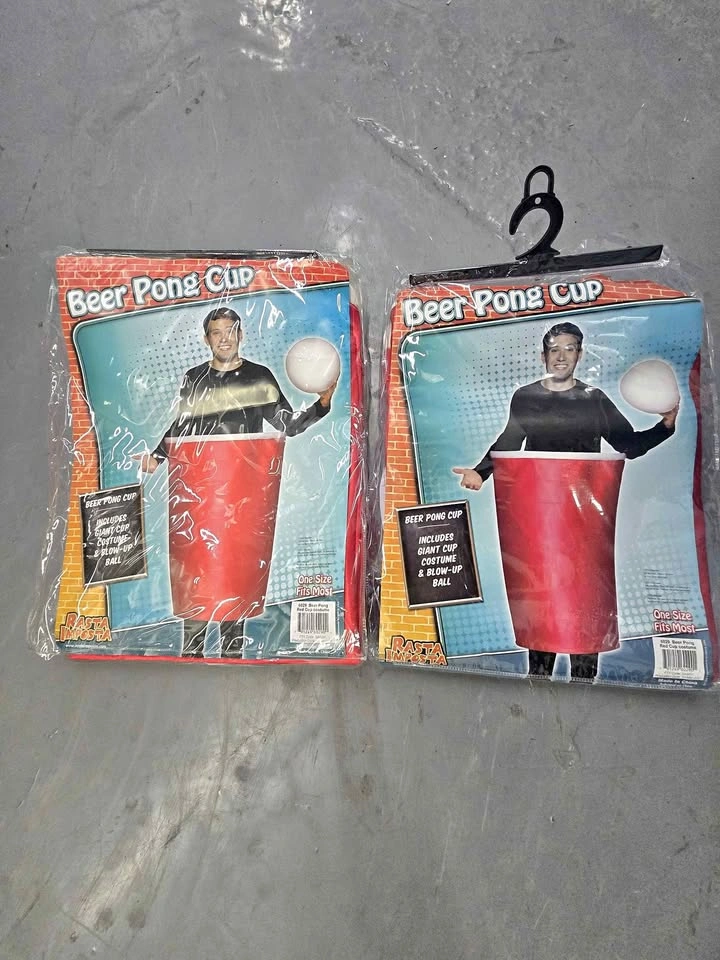 Set of 2 Rasta Imposta Beer Pong Cup Costumes