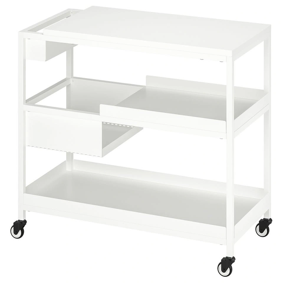 IKEA TROTTEN Utility Cart — White — Excellent Condition - photo 2
