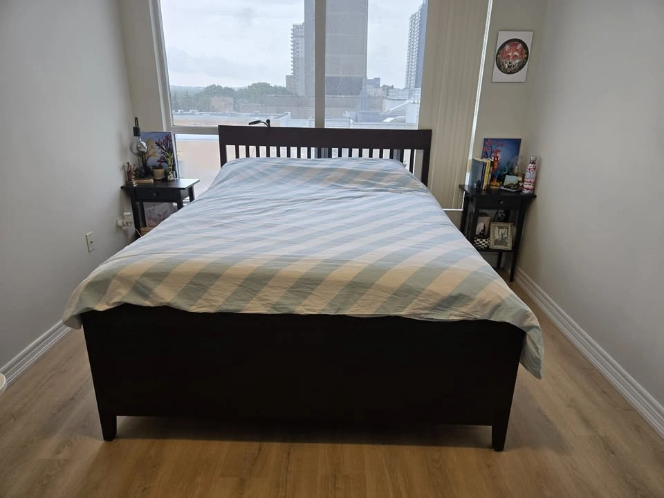IKEA IDANÄS Queen Bed Frame with 4 Storage Drawers - photo 2