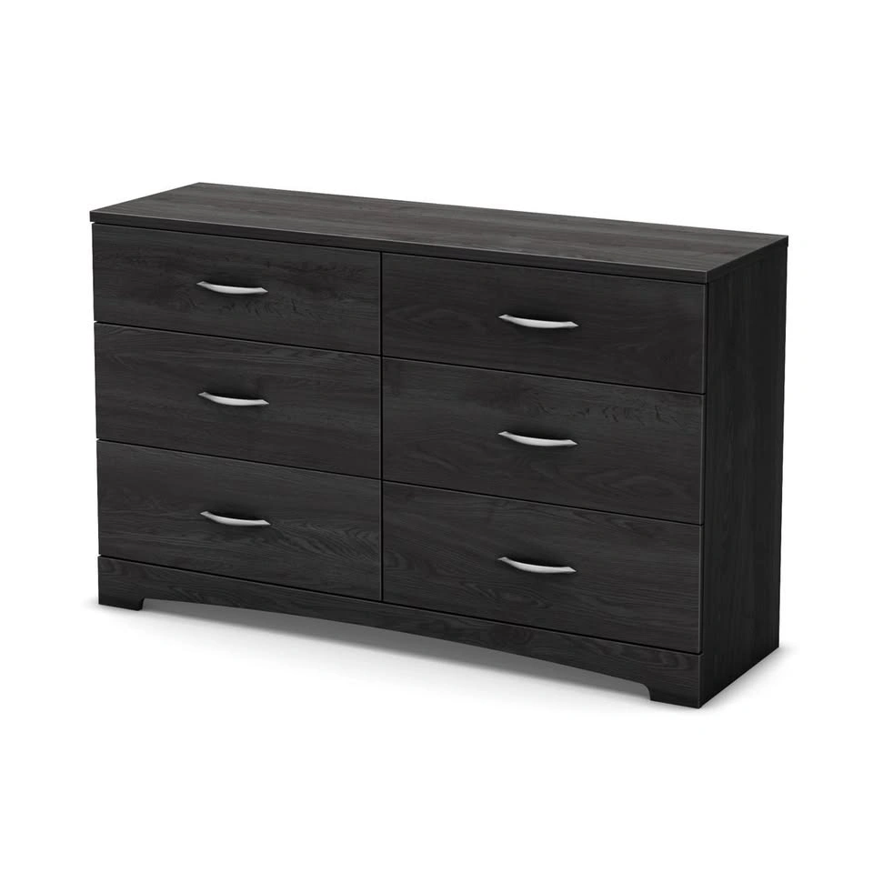 Black 6-Drawer Dresser — Excellent Condition — $185 - photo 2