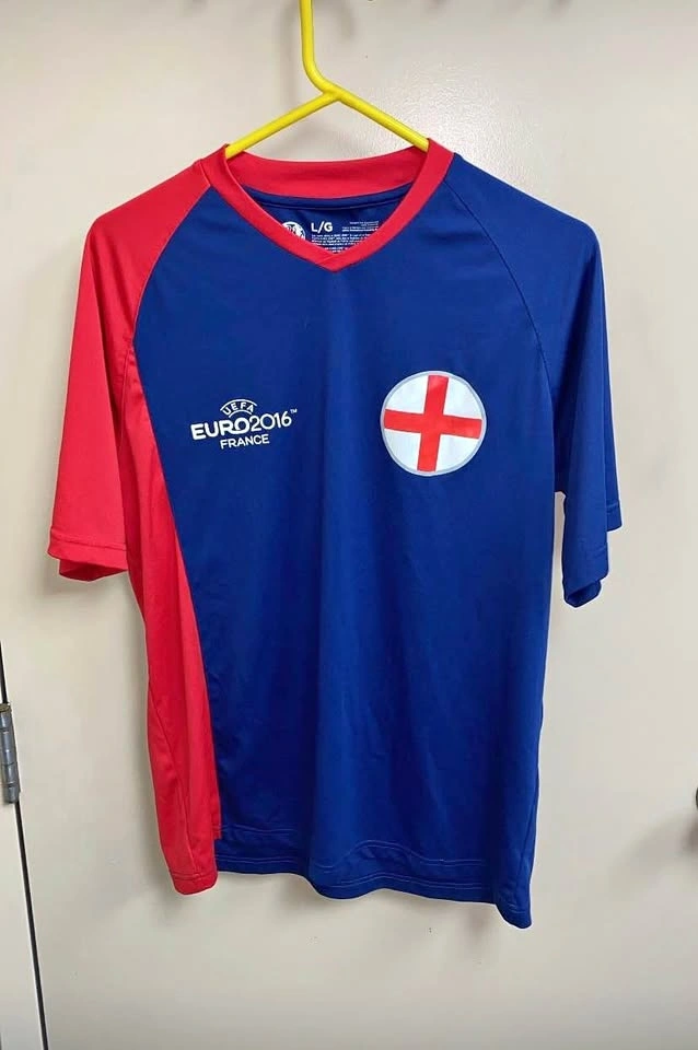 UEFA EURO 2016 England Soccer Jersey Mens Large