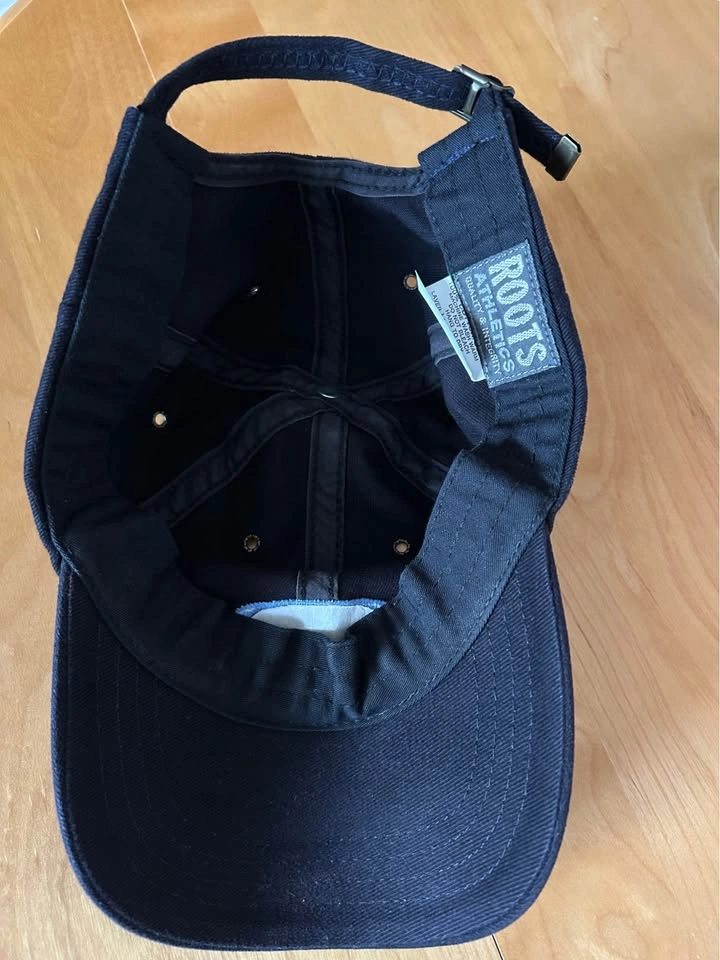 Brand New Unisex Roots Navy Cotton Adjustable Ball Cap - photo 2