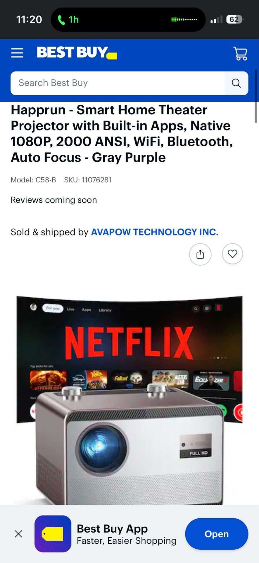 Happrun projector