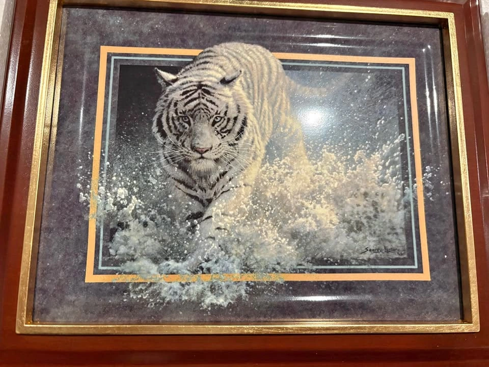 Bradford Exchange White Lightning White Tiger