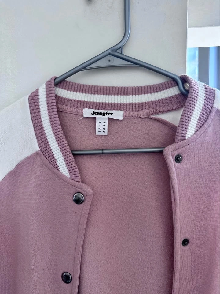 Jennyfer pink & white Varsity Jacket - photo 2
