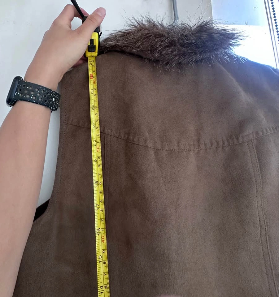 Women’s Faux Fur Trim Vest - photo 5