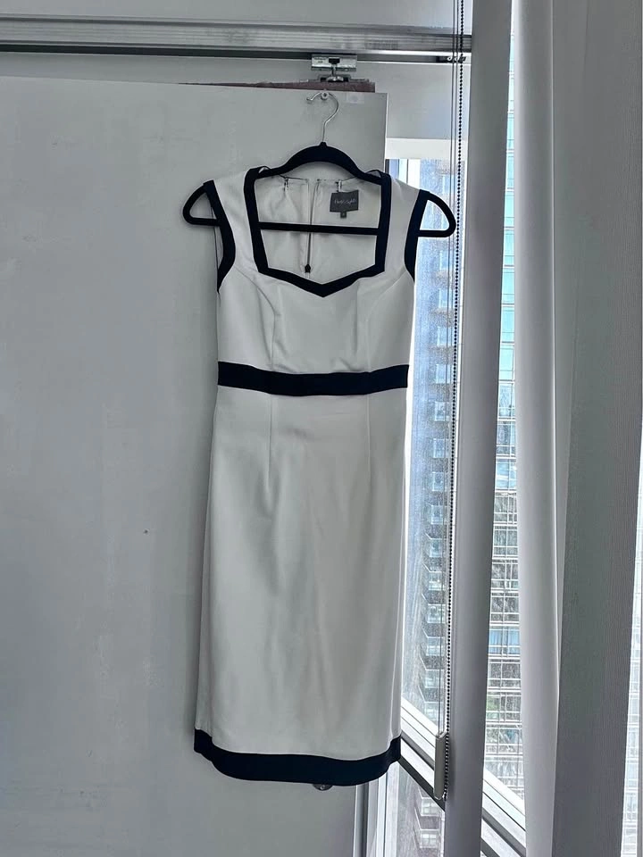 Formal White Dress, fits S/M