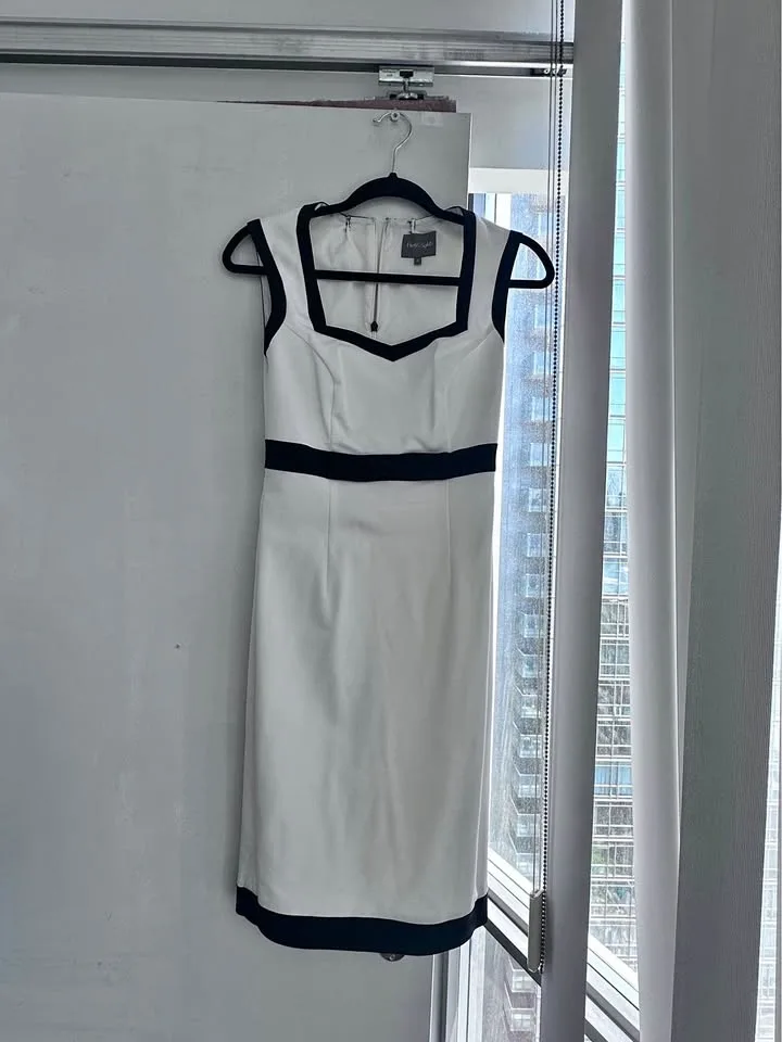 Formal White Dress, fits S/M